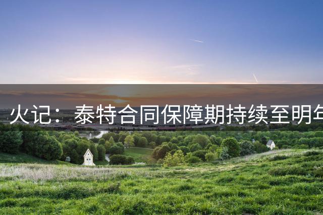 火记：泰特合同保障期持续至明年1月初 若度过则火箭需支付245万